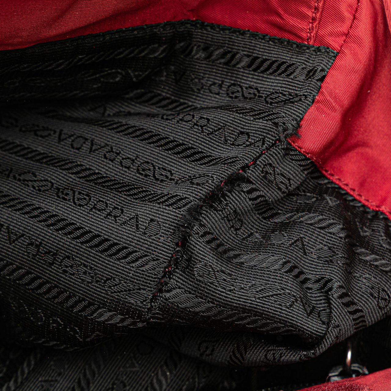 Prada Tessuto Tote Rood