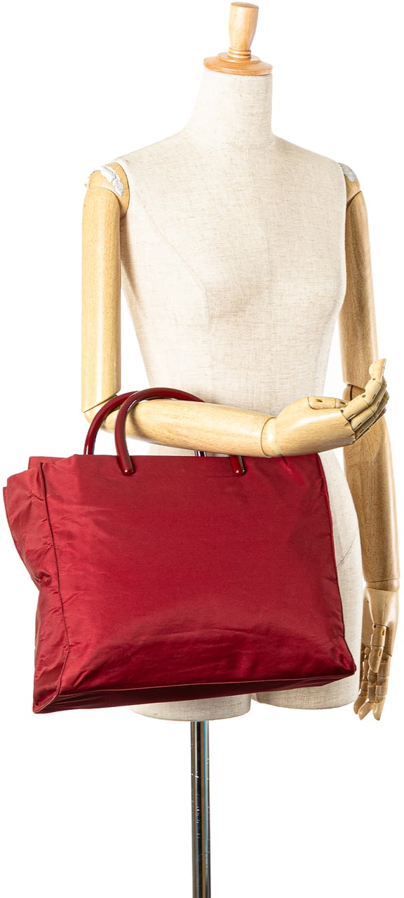Prada Tessuto Tote Rood