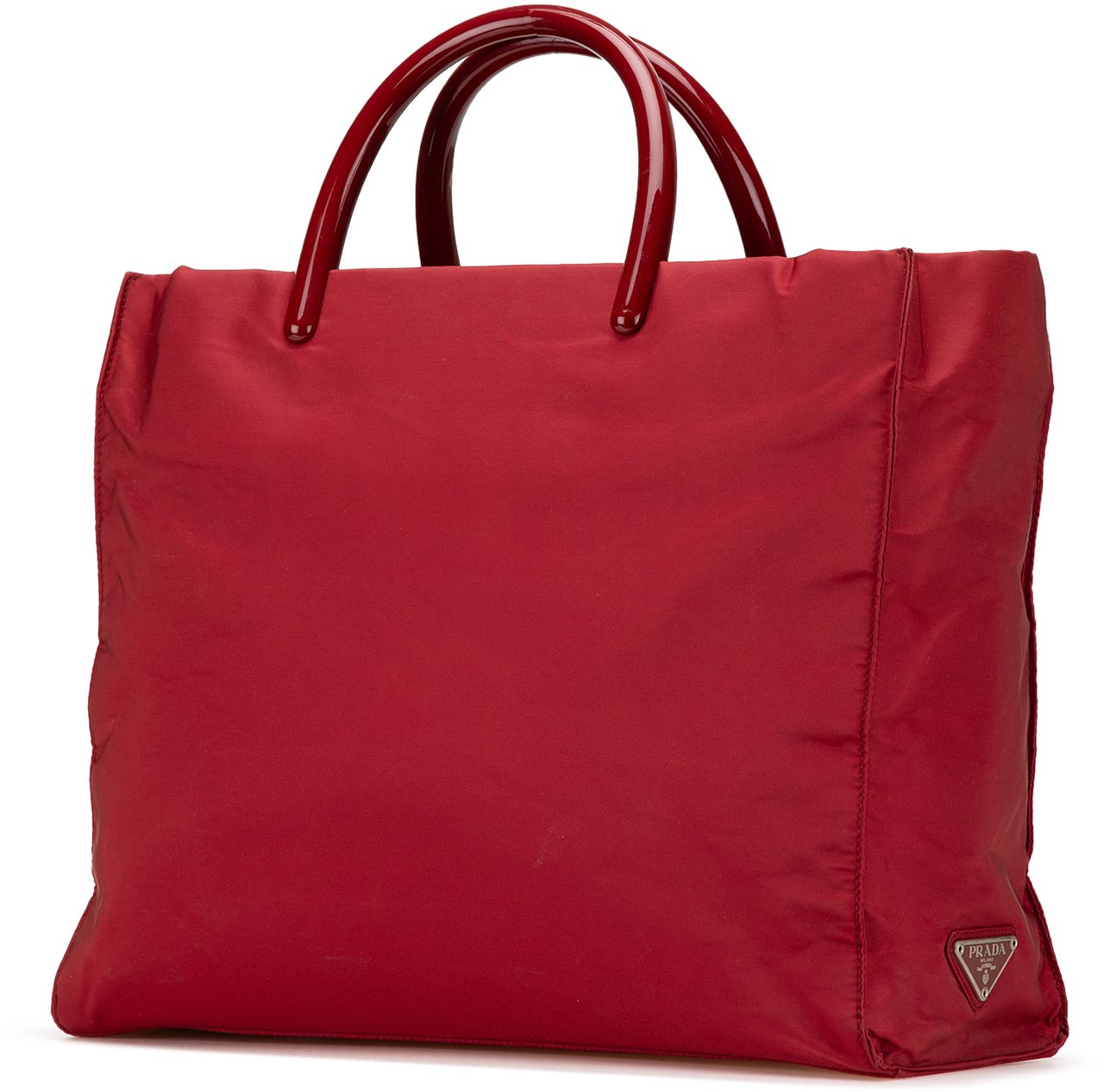 Prada Tessuto Tote Rood