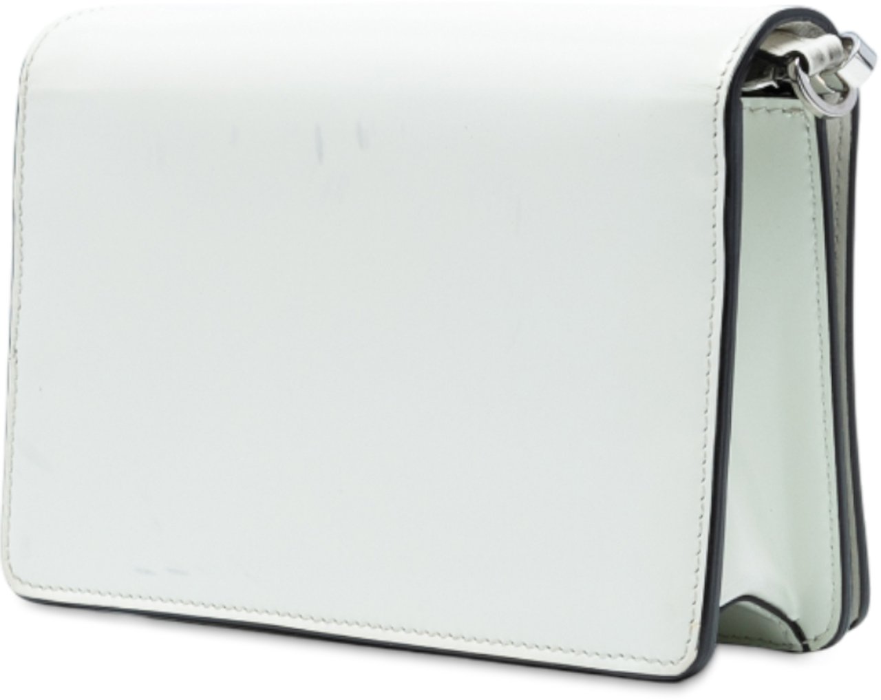 Prada Mini Brushed Leather Chain Crossbody Wit