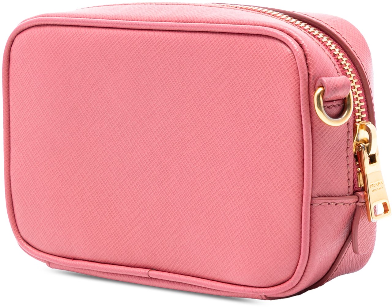 Prada Mini Saffiano Camera Bag Roze