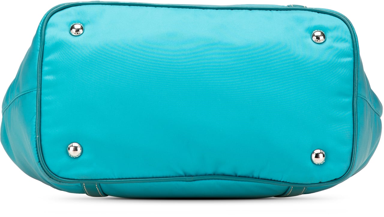 Prada Tessuto Satchel Blauw