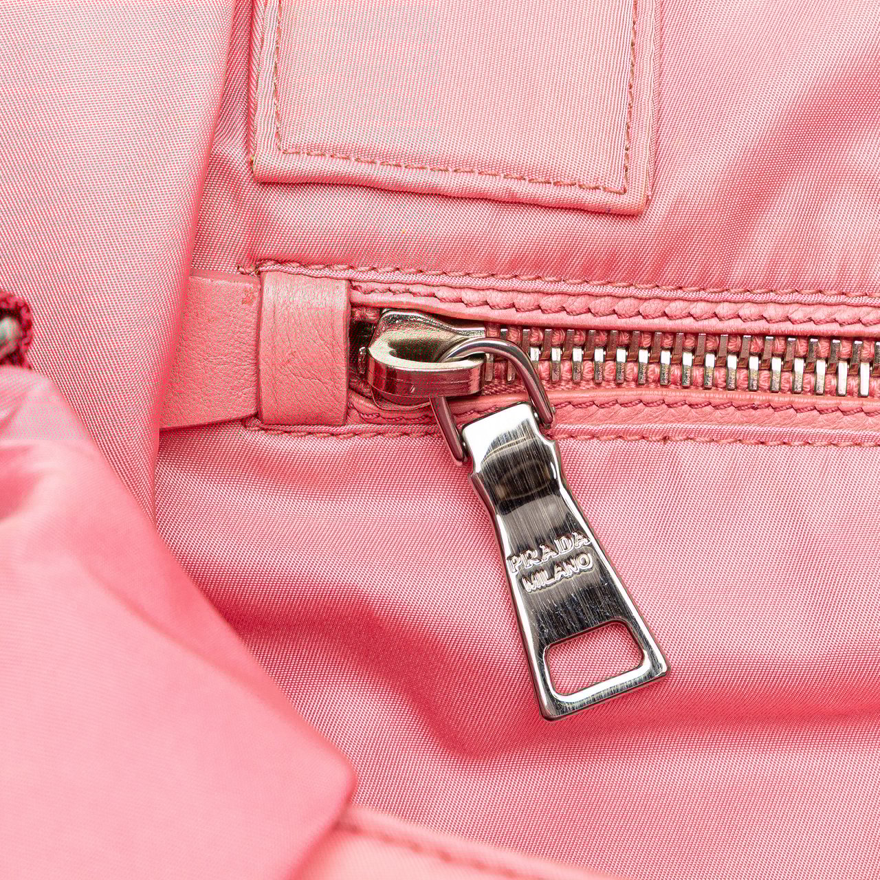 Prada Tessuto Reversible Satchel Roze