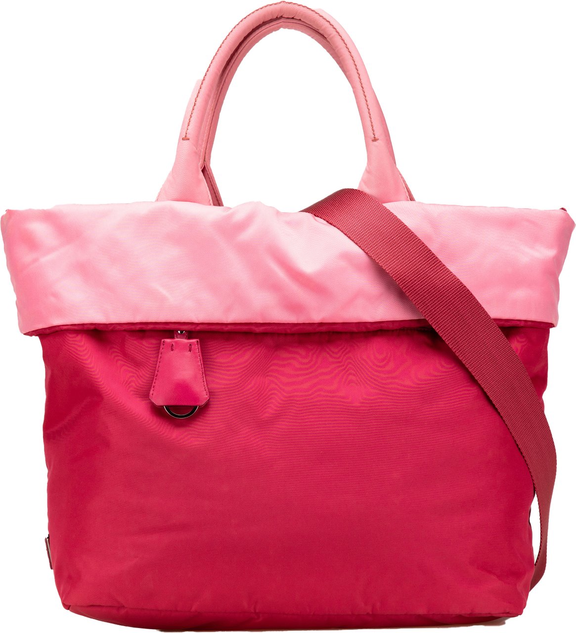 Prada Tessuto Reversible Satchel Roze
