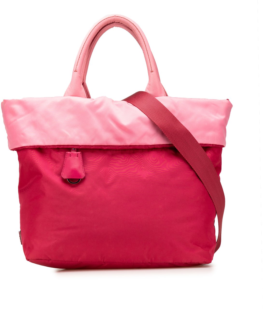 Prada Tessuto Reversible Satchel Roze