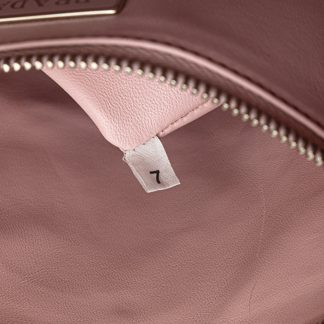 Prada Small Nappa Antique Tote Roze