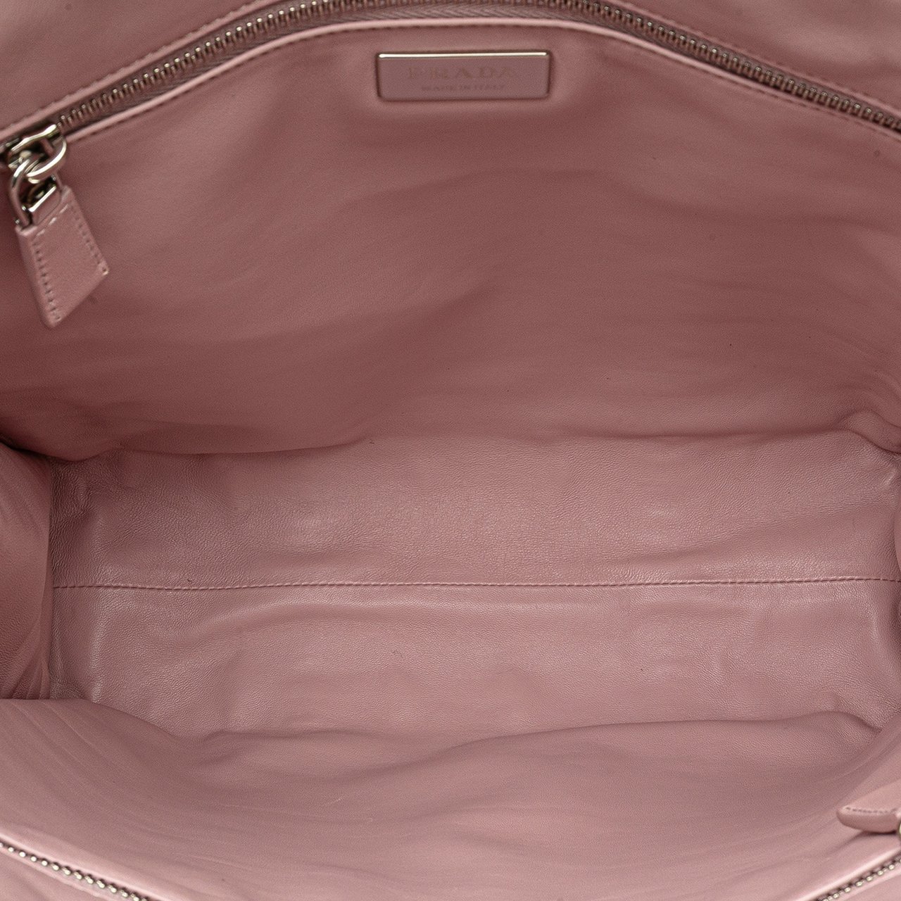 Prada Small Nappa Antique Tote Roze