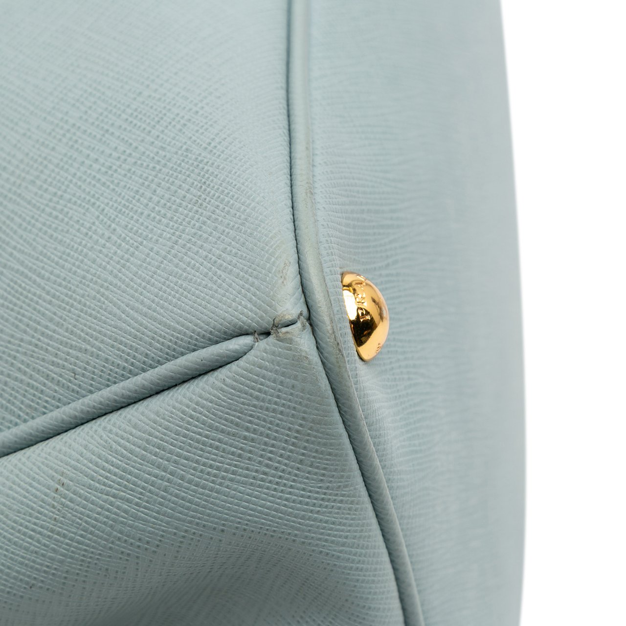Prada Large Saffiano Lux Galleria Tote Blauw
