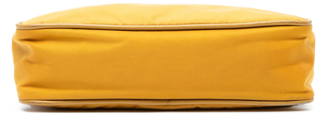 Prada Tessuto Shoulder Bag Geel