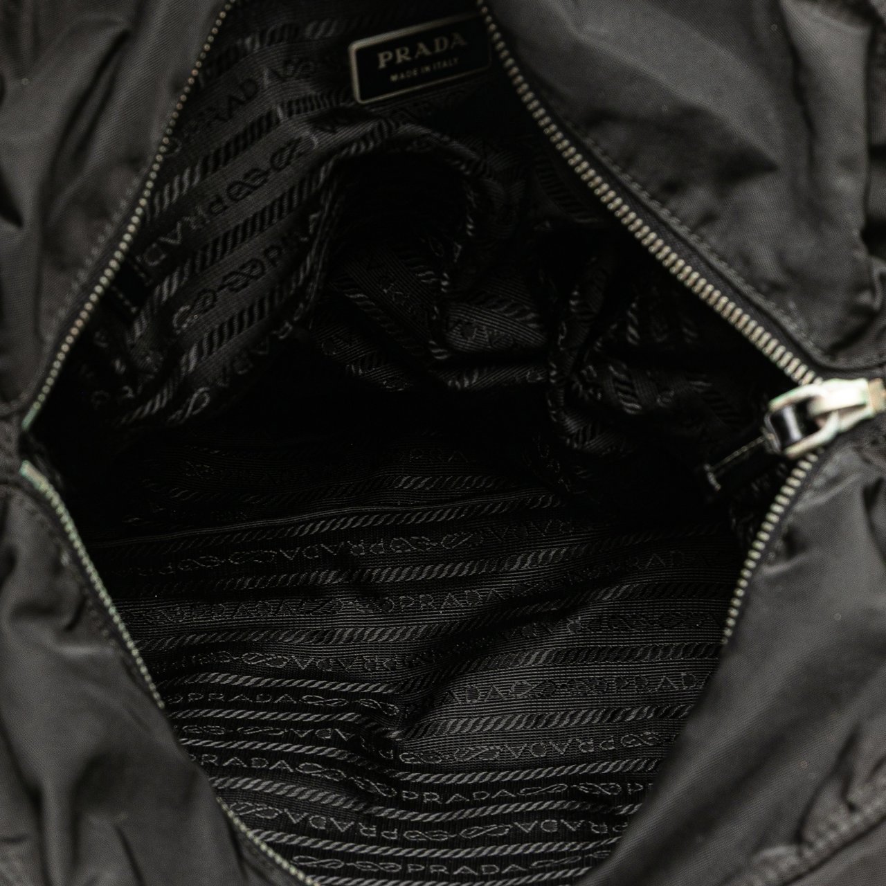Prada Tessuto Convertible Tote Zwart