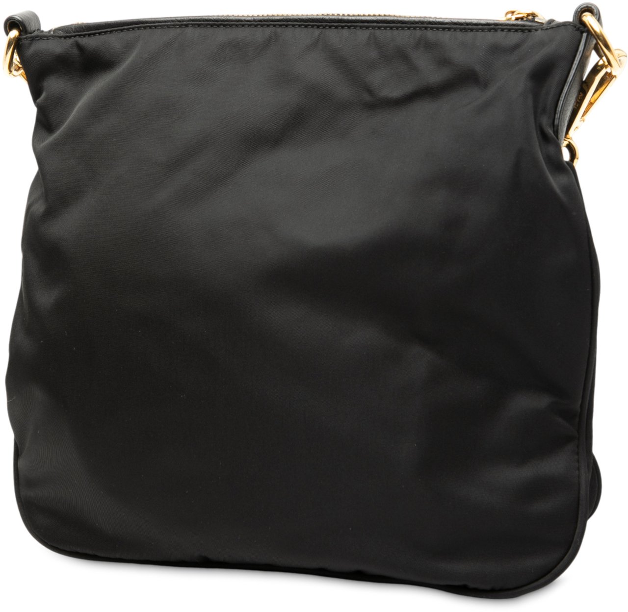 Prada Tessuto Zip Top Crossbody Zwart