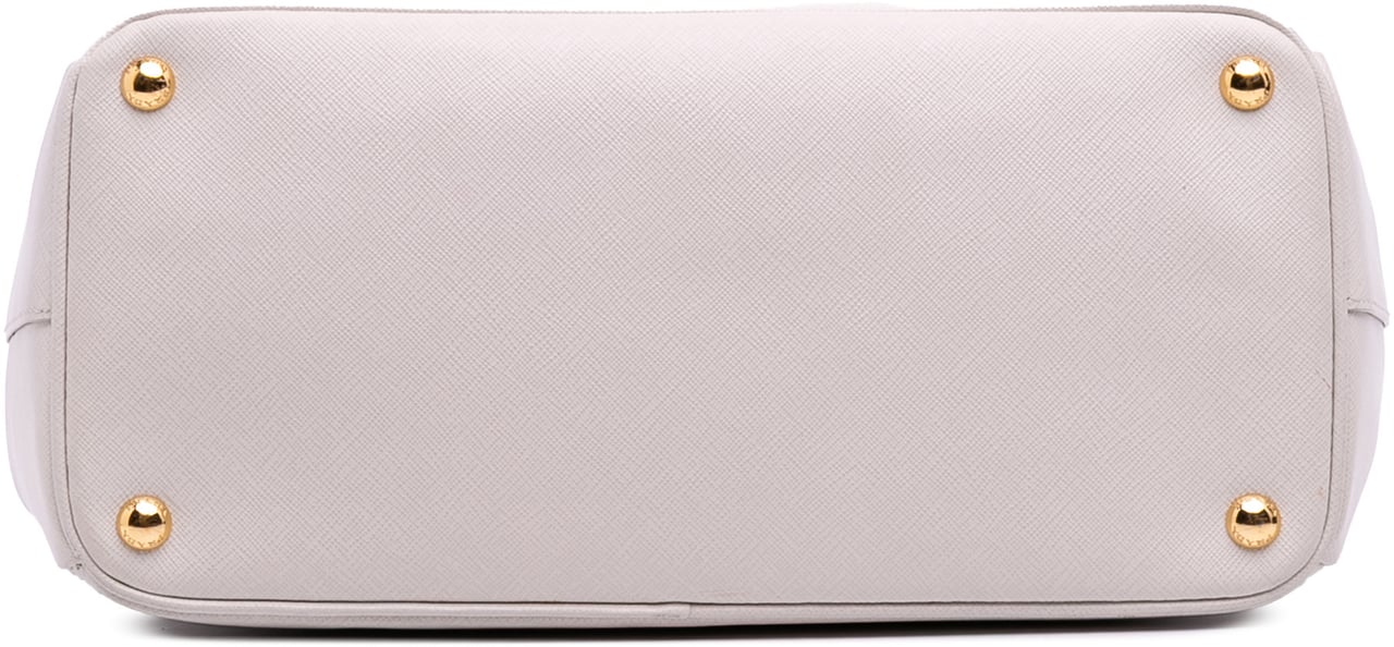 Prada Saffiano Lux Parabole Tote Wit
