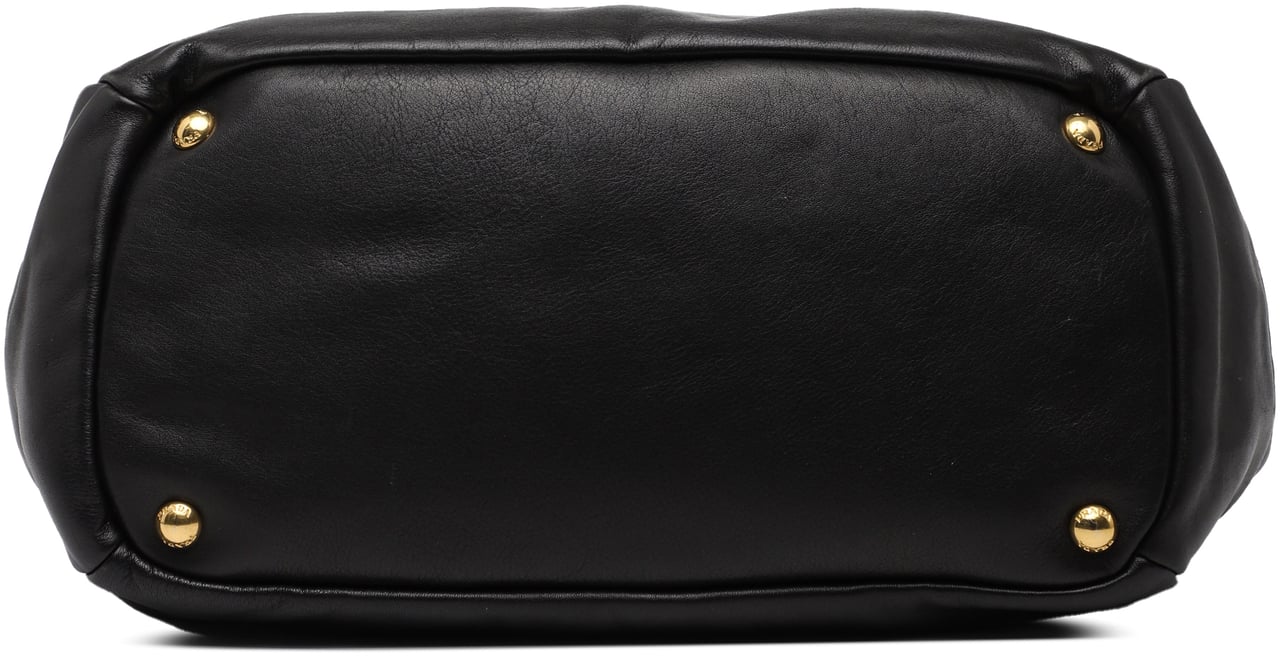 Prada Soft Calf Tote Zwart