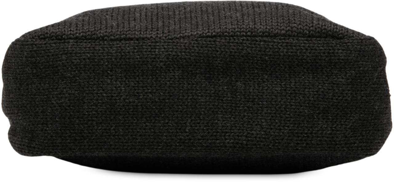 Prada Wool Tote Zwart