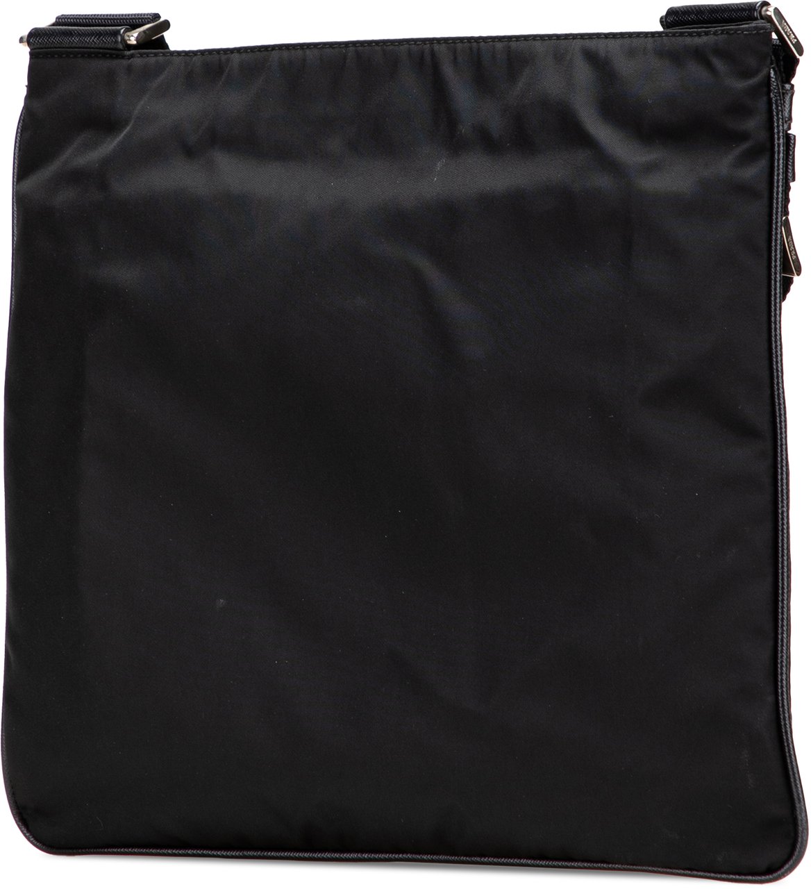 Prada Tessuto Zip Top Crossbody Zwart