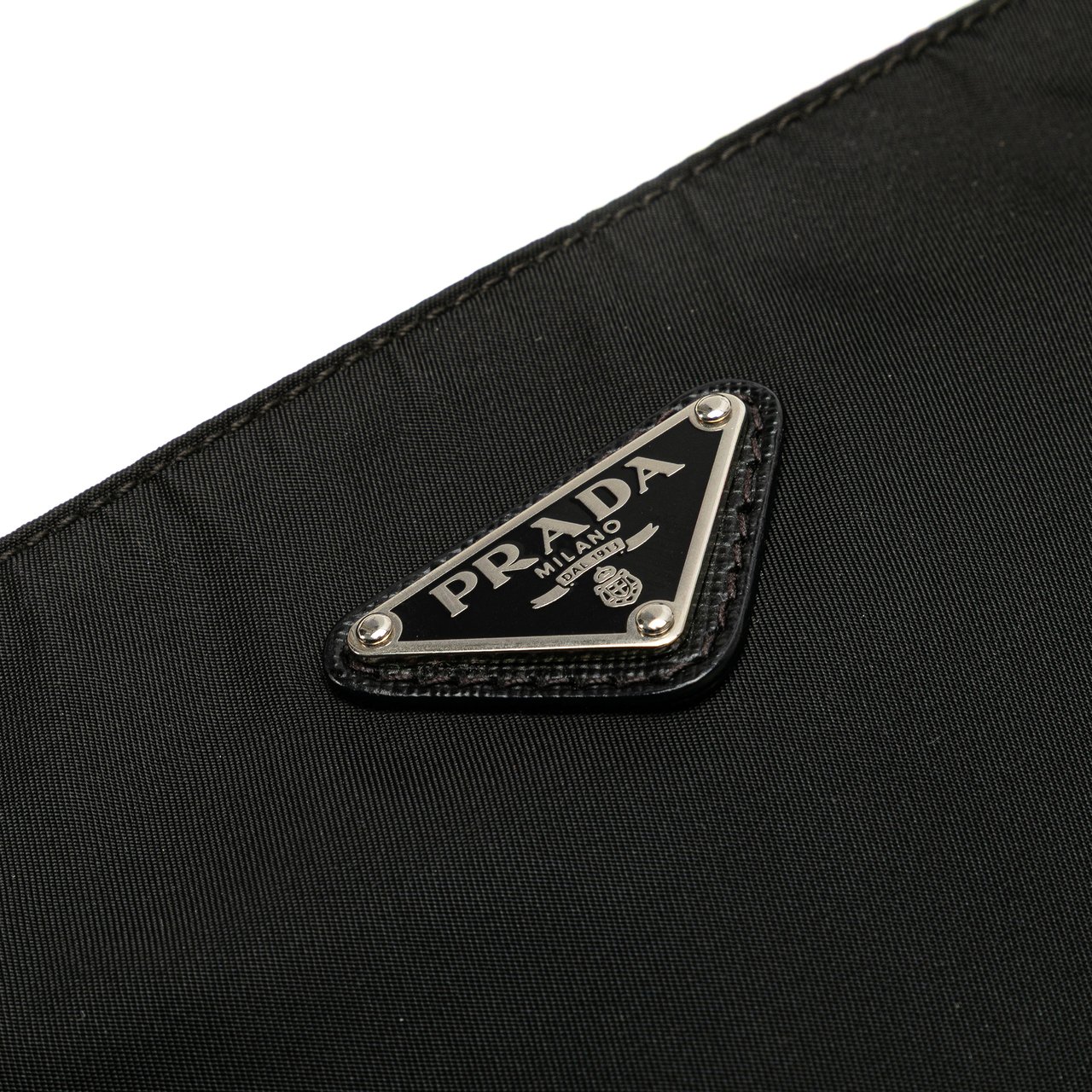 Prada Tessuto Zip Top Crossbody Zwart