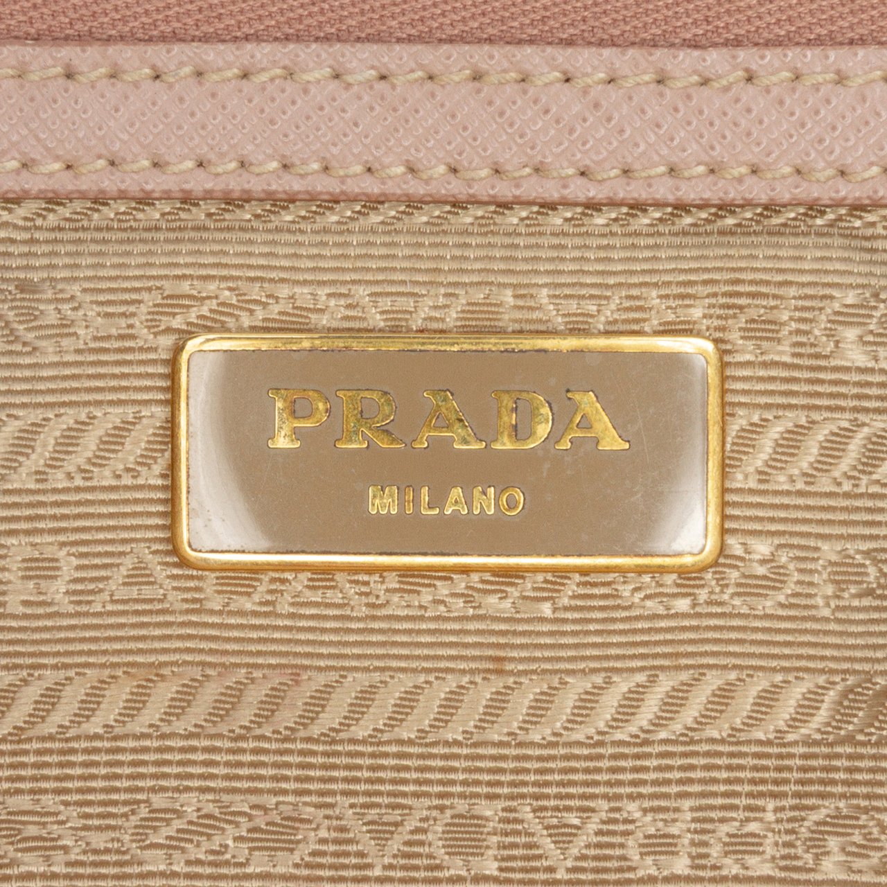 Prada Large Saffiano Lux Galleria Double Zip Satchel Roze