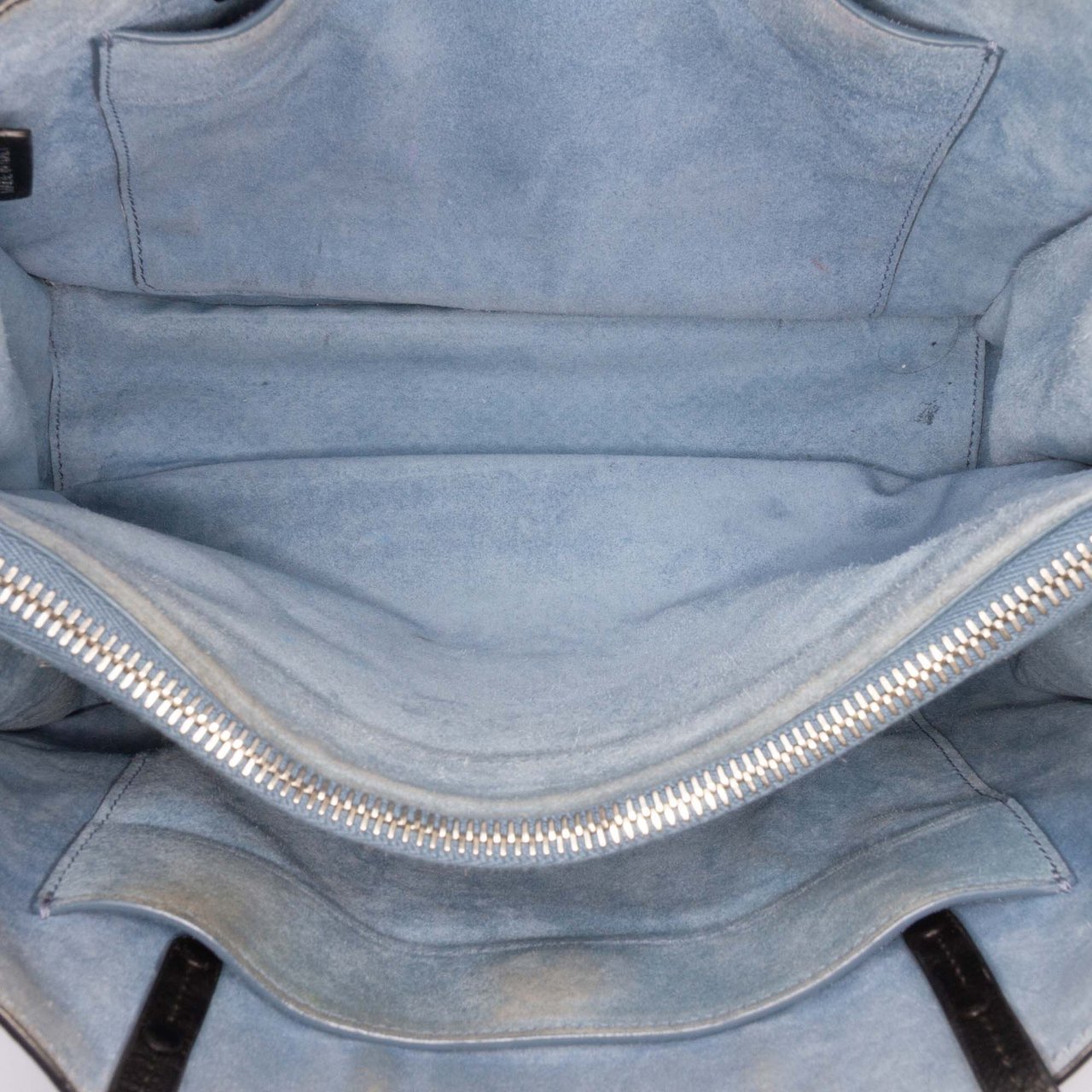 Prada Glace Calf Studded Etiquette Tote Zwart