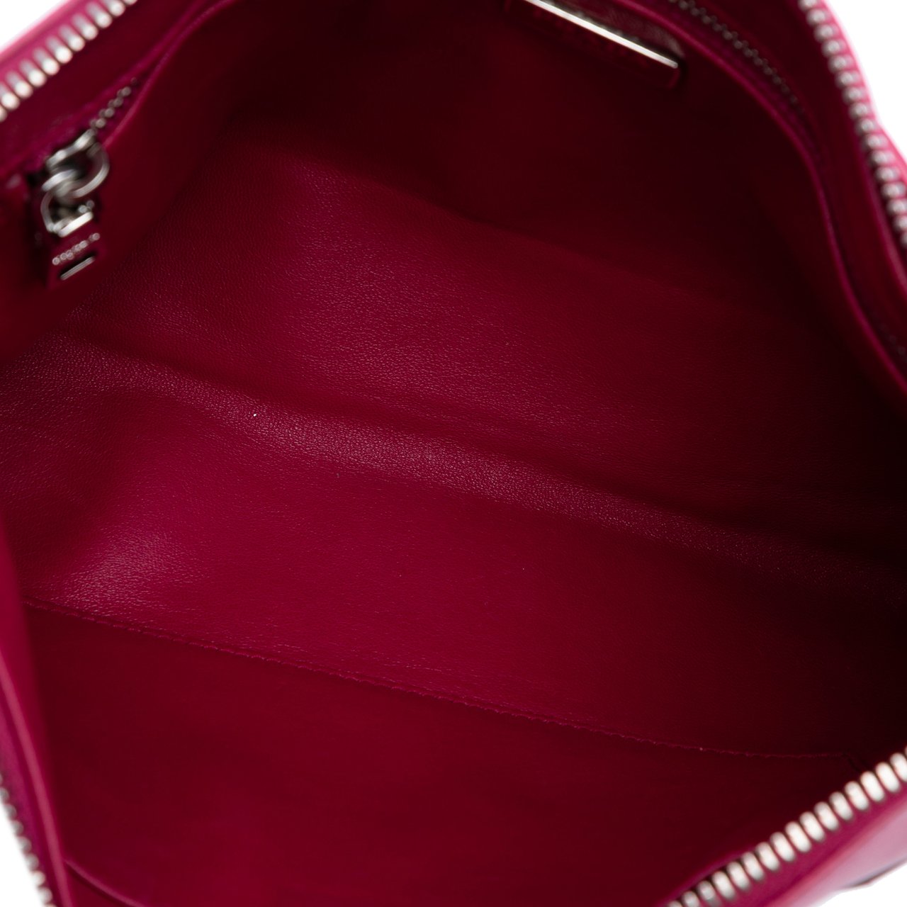 Prada Saffiano Lux Zip Clutch Roze