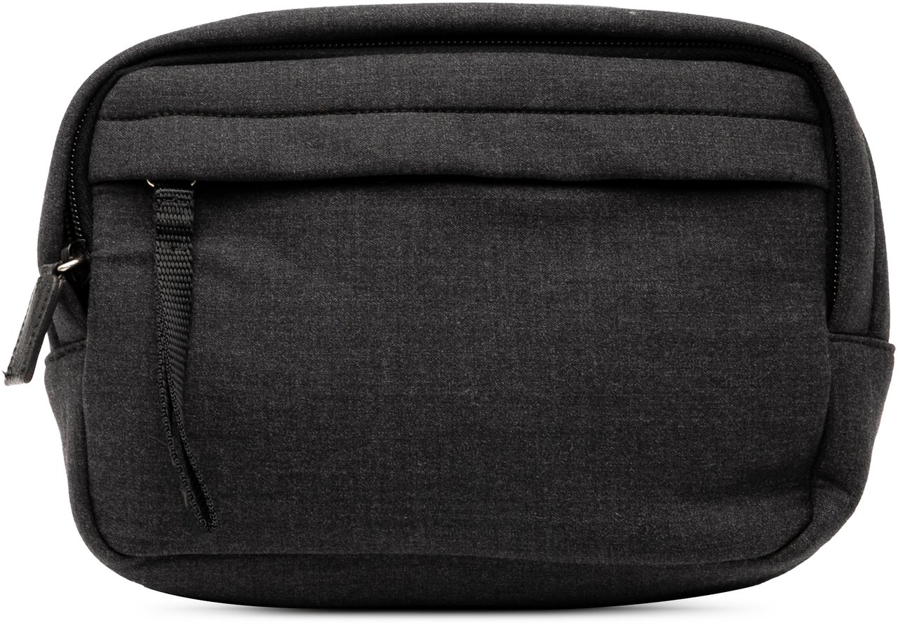 Prada Polyester Pouch Grijs