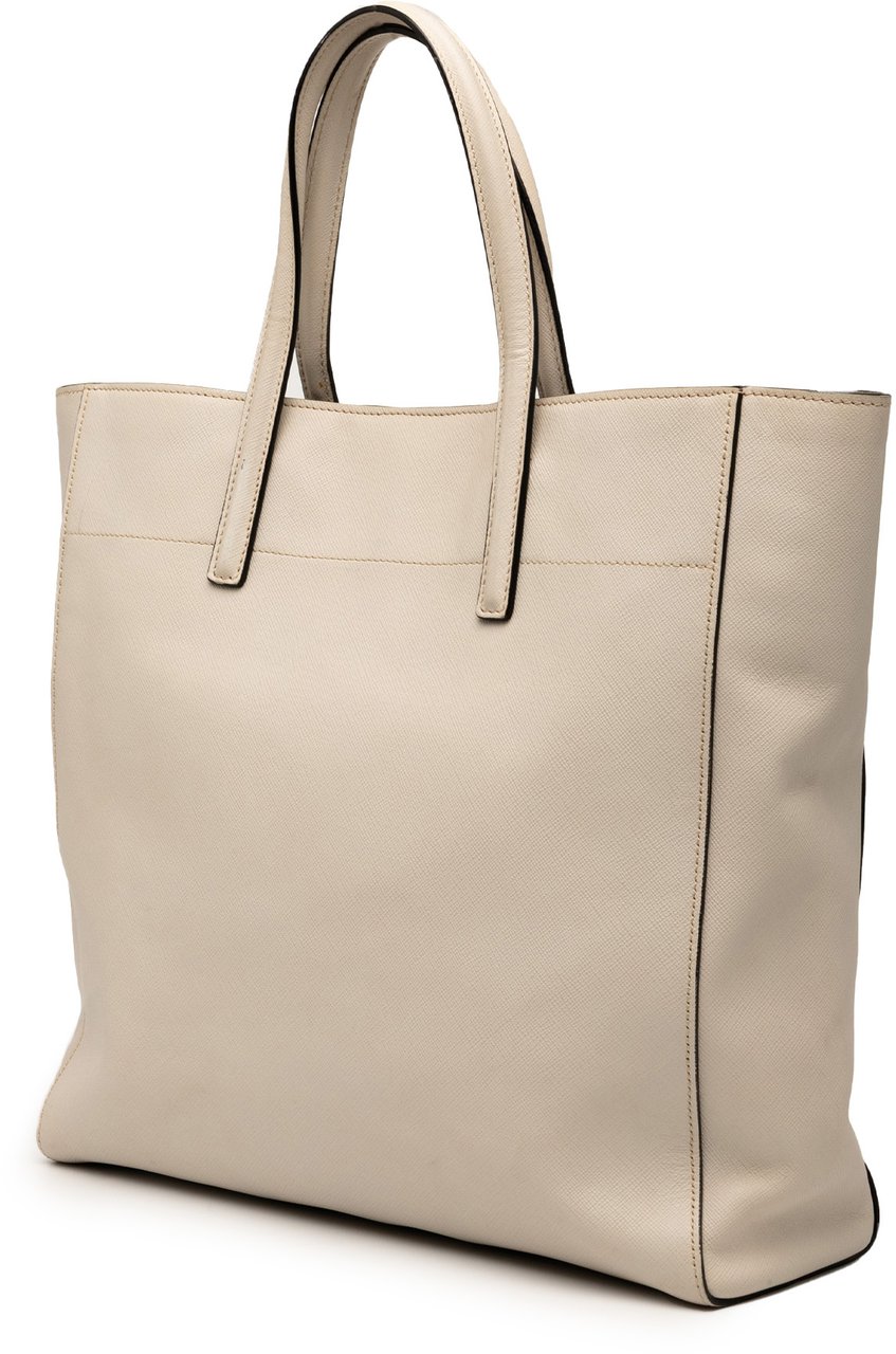Prada Saffiano Soft Shopping Tote Bruin