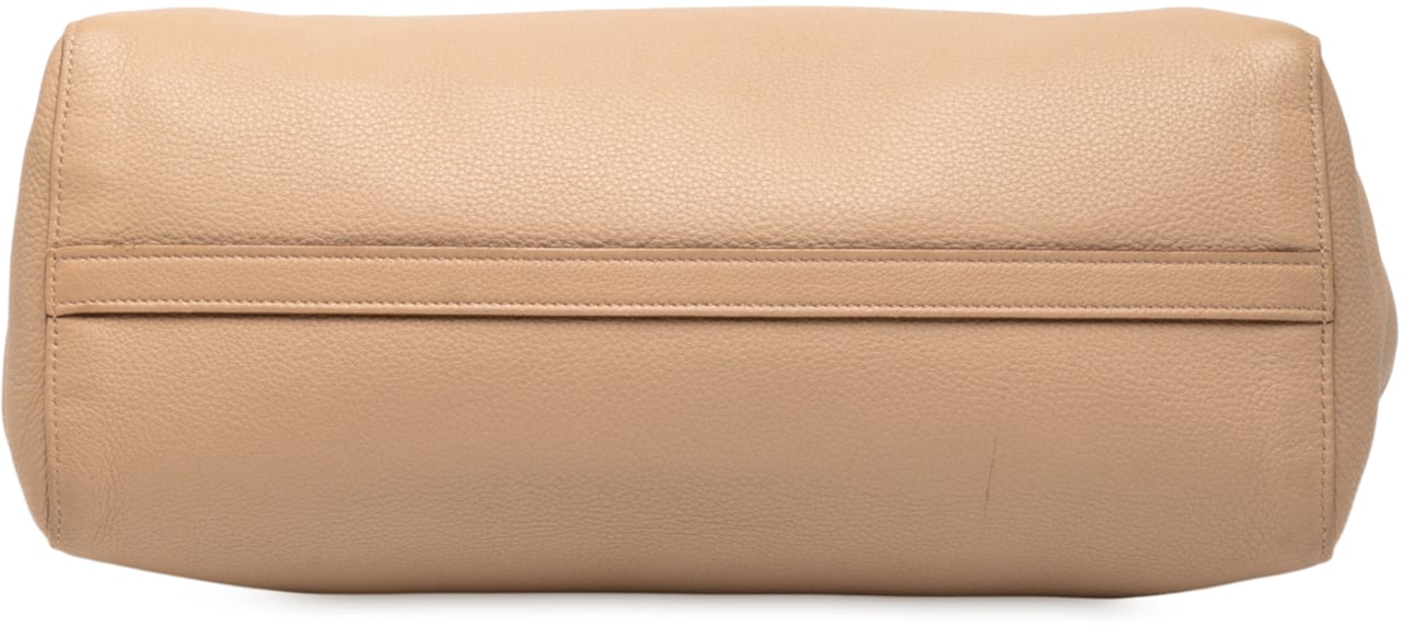 Prada Vitello Phenix Open Convertible Tote Bruin