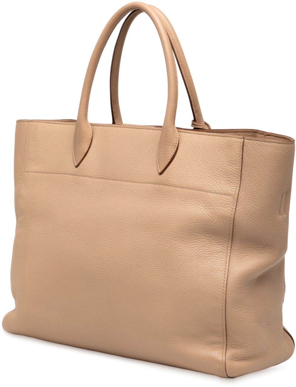 Prada Vitello Phenix Open Convertible Tote Bruin