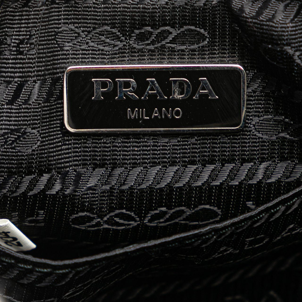 Prada Canvas Canapa Pouch Zwart