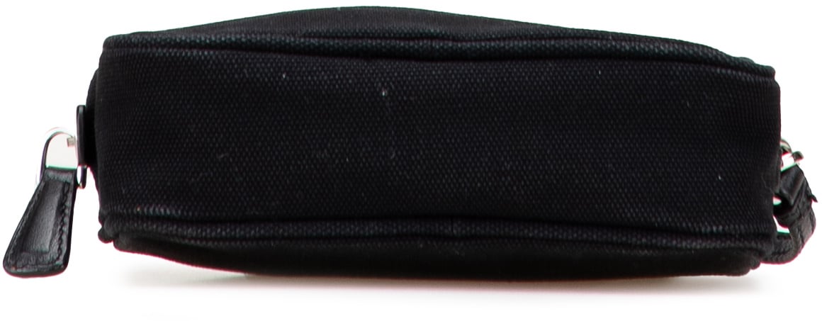 Prada Canvas Canapa Pouch Zwart