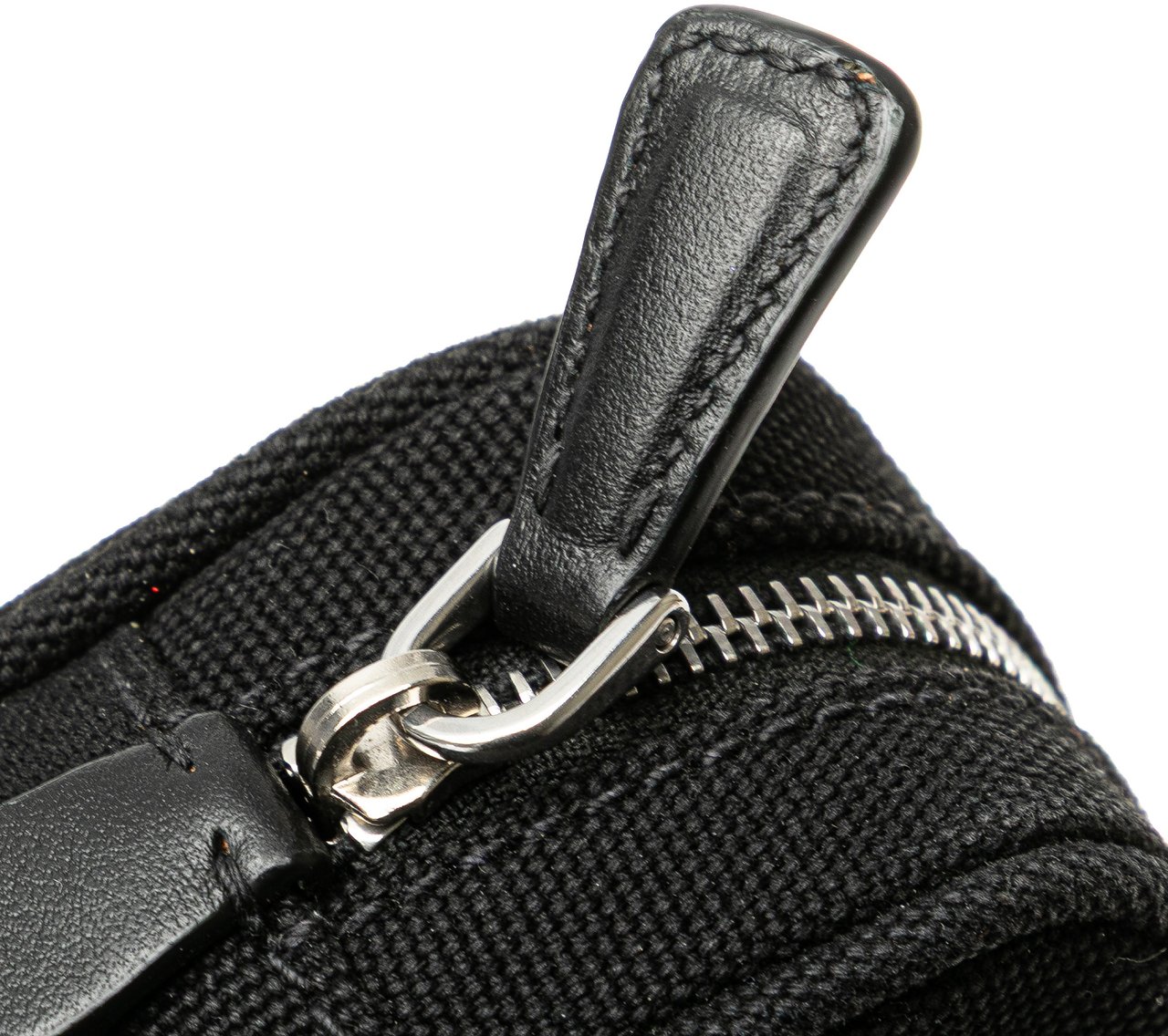 Prada Canvas Canapa Pouch Zwart