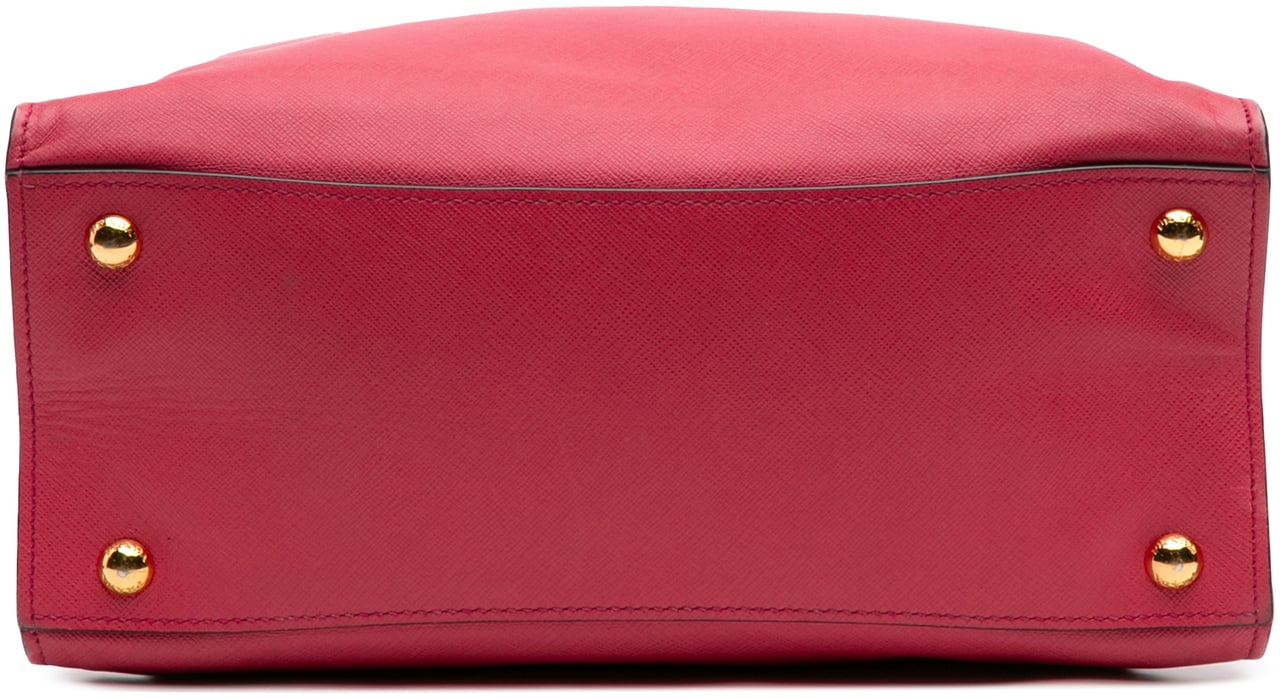 Prada Saffiano Soft Triple Pocket Tote Roze