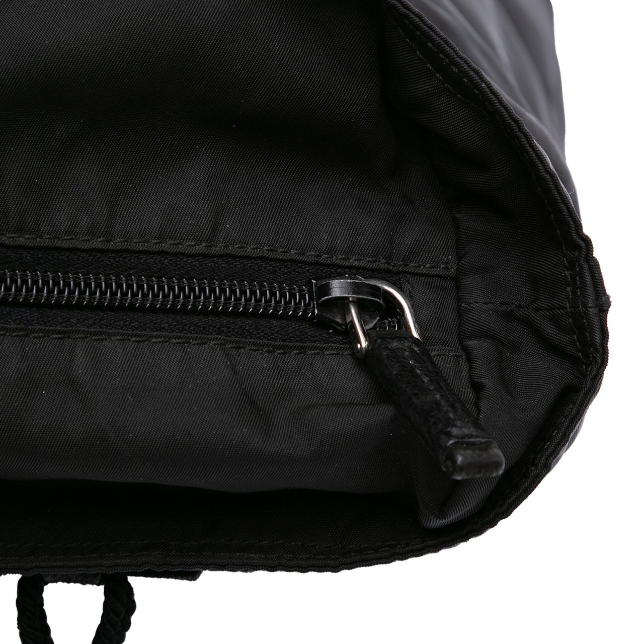 Prada Tessuto Braided Tote Zwart