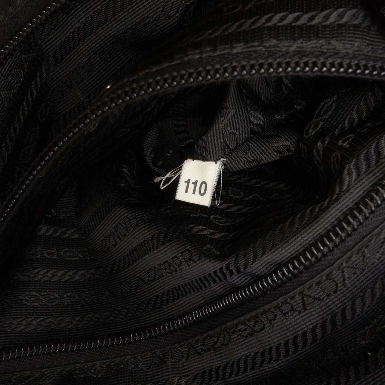 Prada Tessuto Braided Tote Zwart