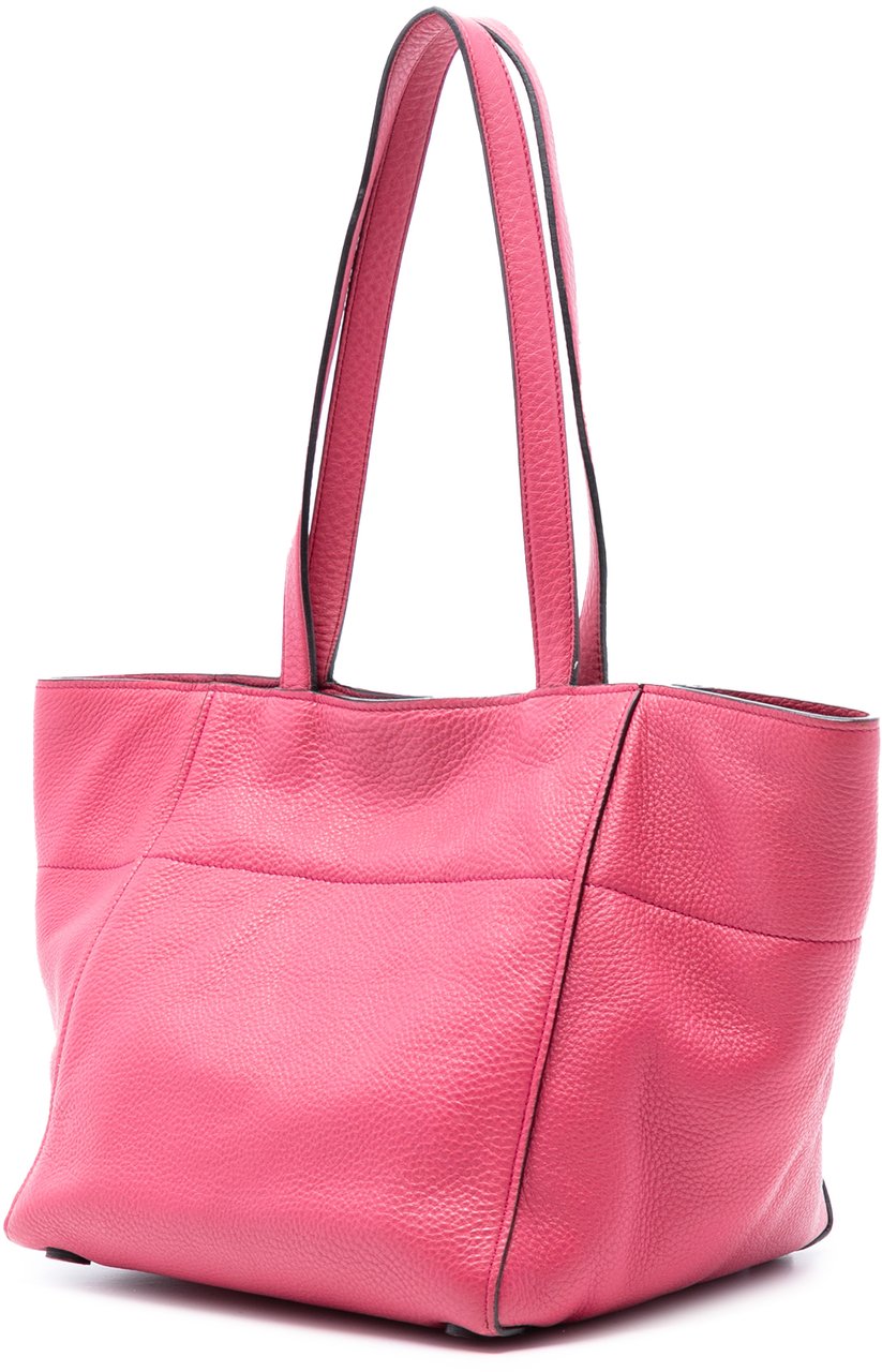 Prada Vitello Daino Tote Roze
