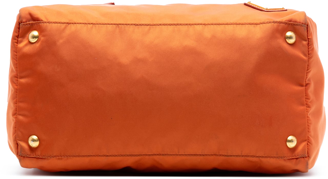 Prada Tessuto Boston Bag Oranje