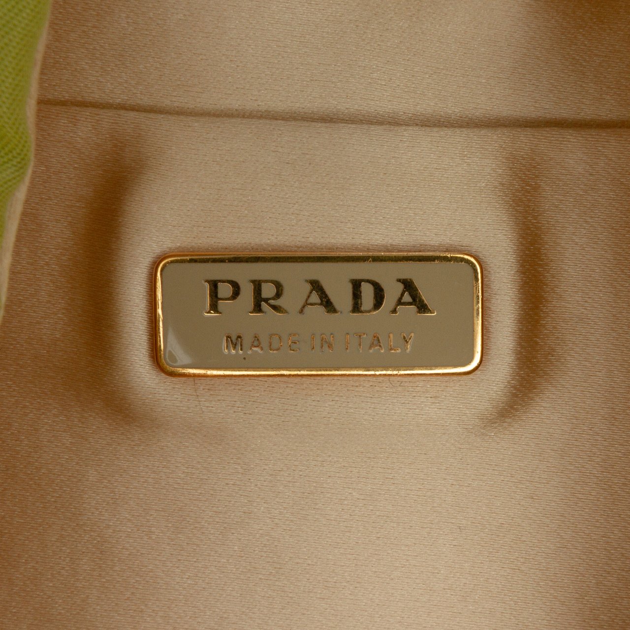 Prada Tessuto Chain Shoulder Bag Groen