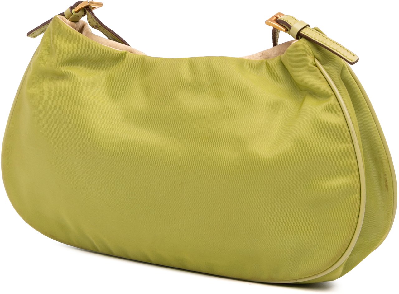 Prada Tessuto Chain Shoulder Bag Groen