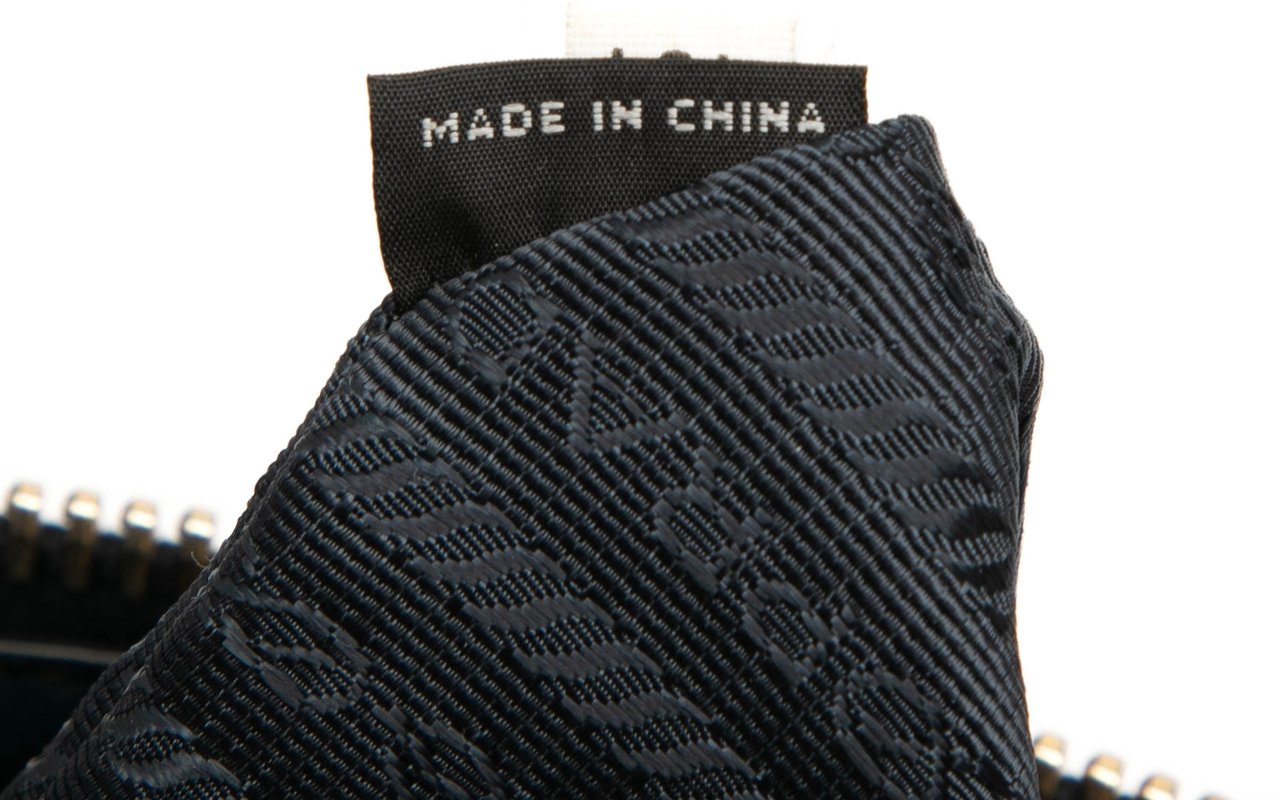 Prada Vitello Daino Zip Top Satchel Blauw