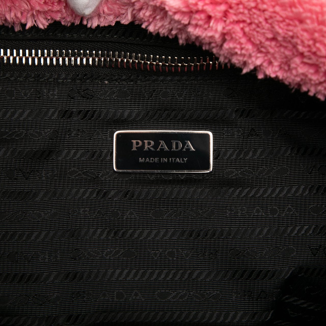 Prada Terry Cloth Tote Roze
