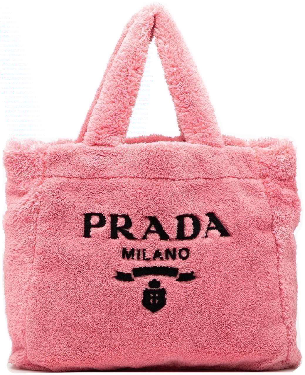 Prada Terry Cloth Tote Roze