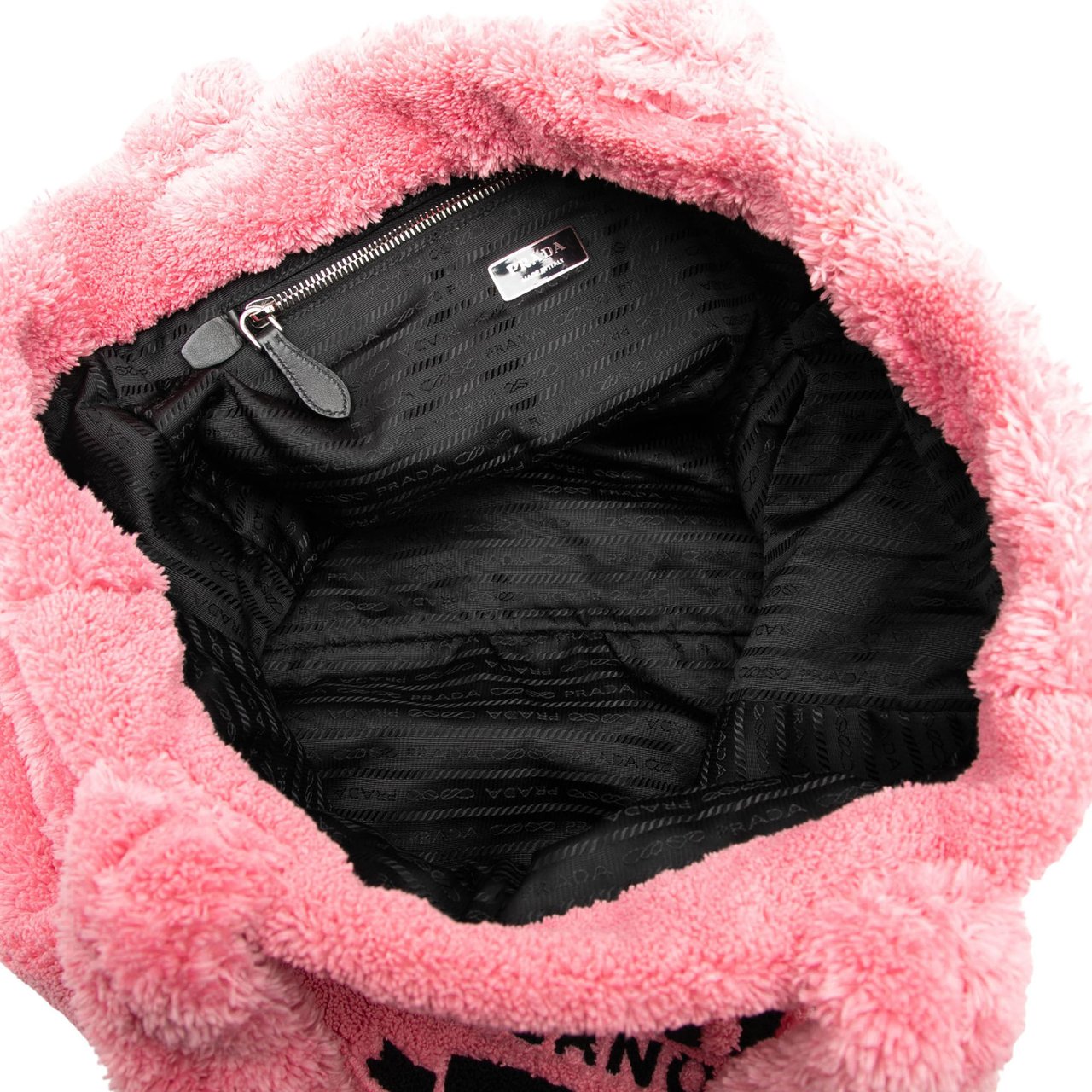 Prada Terry Cloth Tote Roze
