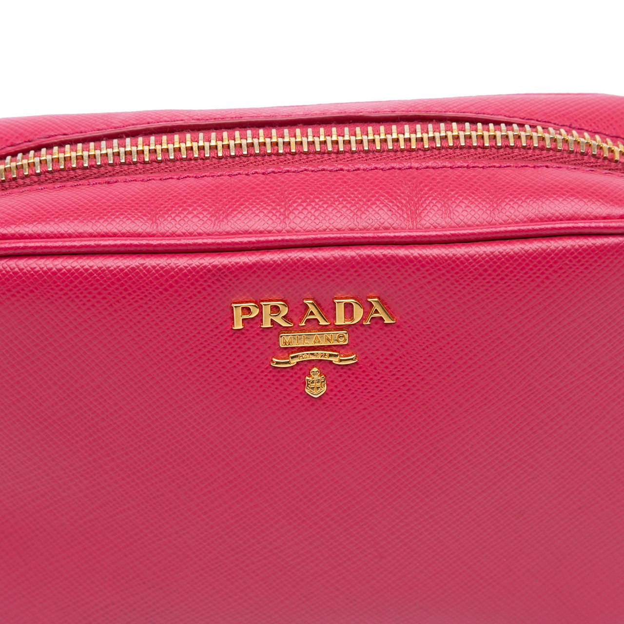 Prada Mini Saffiano Camera Bag Roze