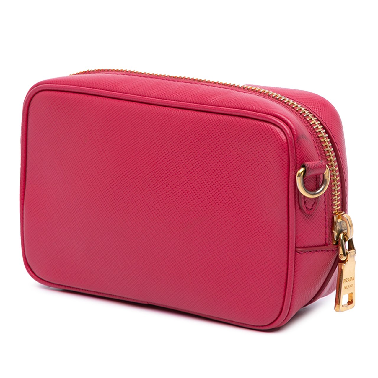 Prada Mini Saffiano Camera Bag Roze