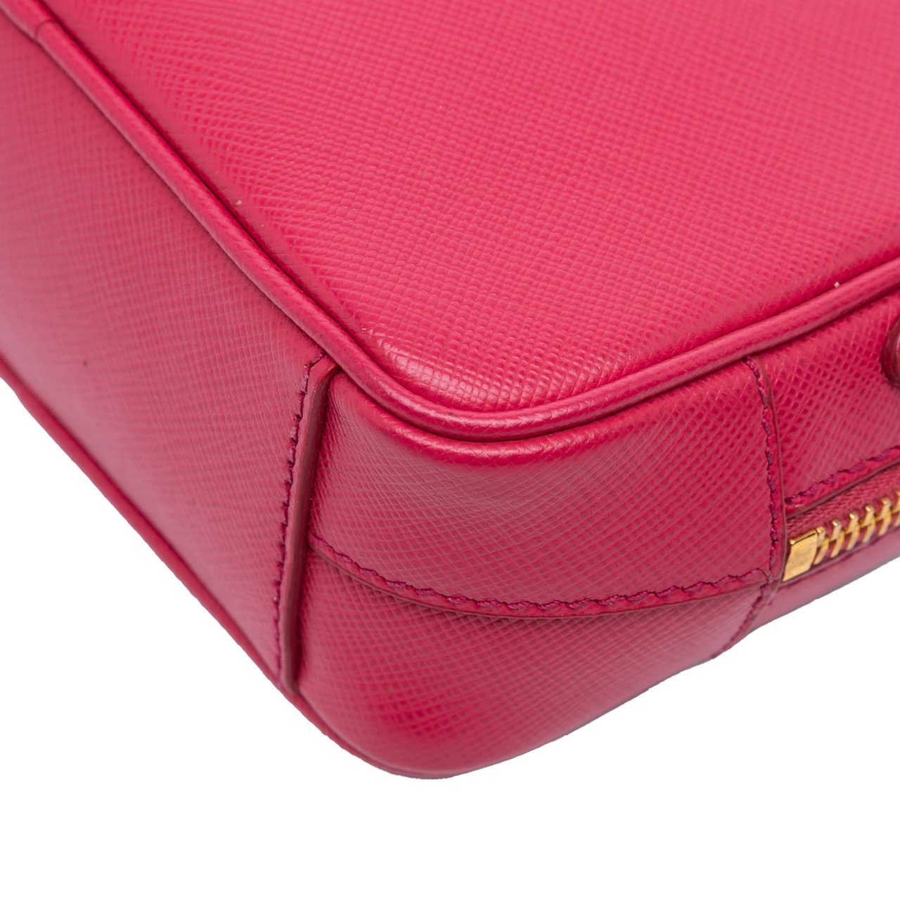 Prada Mini Saffiano Camera Bag Roze