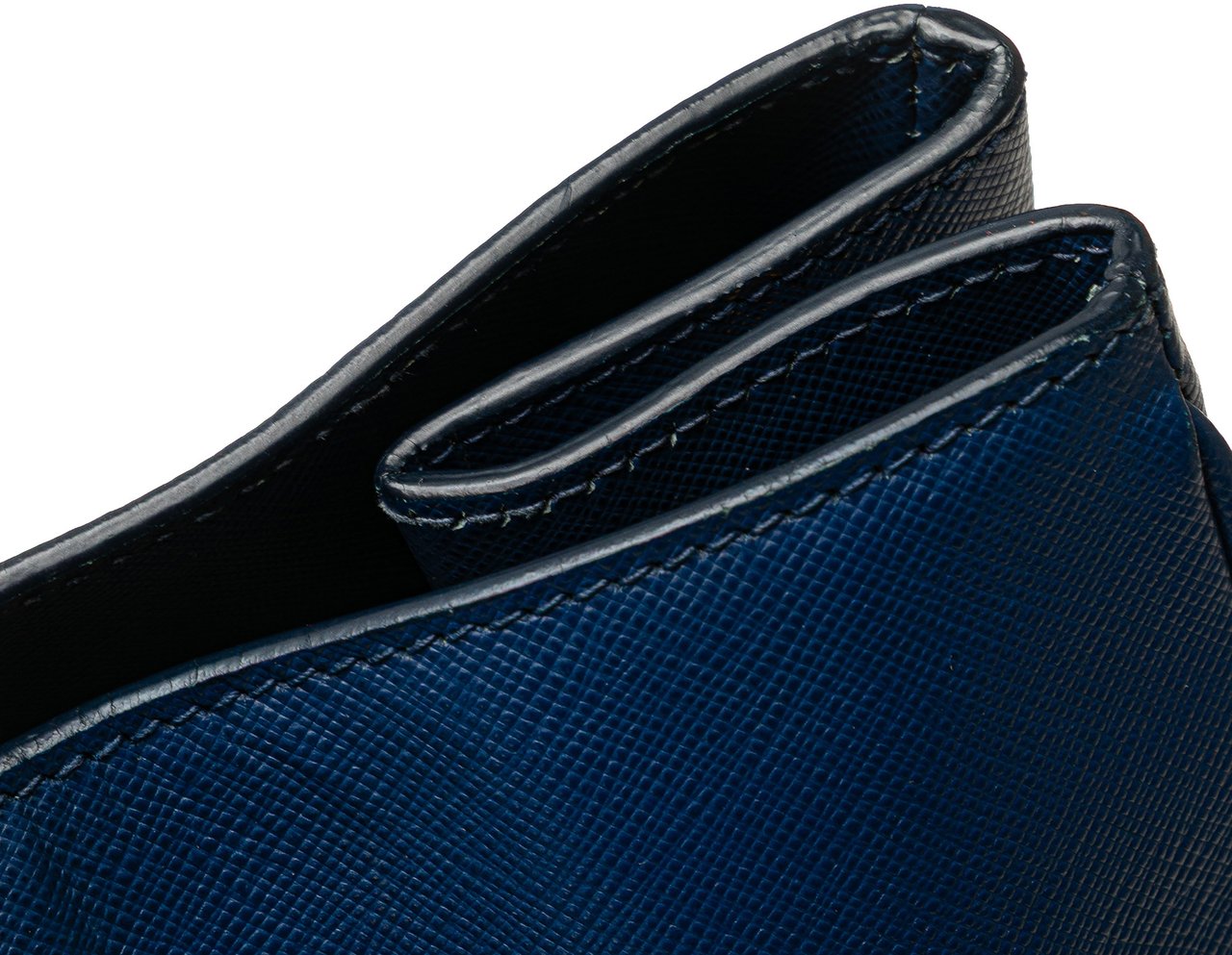 Prada Large Saffiano Lux Galleria Tote Blauw
