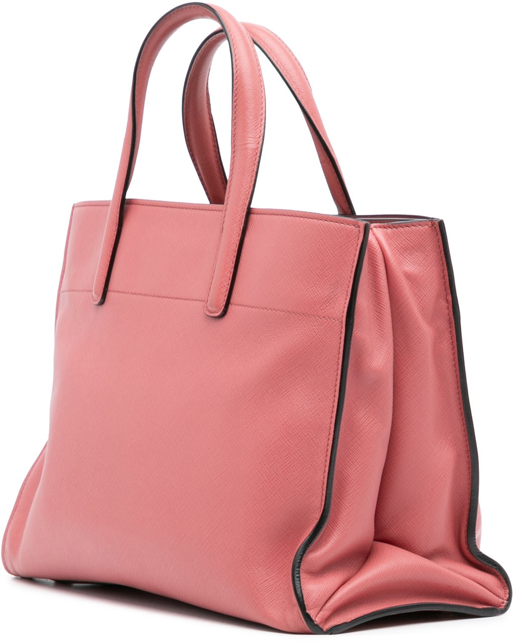 Prada Saffiano Soft Triple Pocket Tote Roze