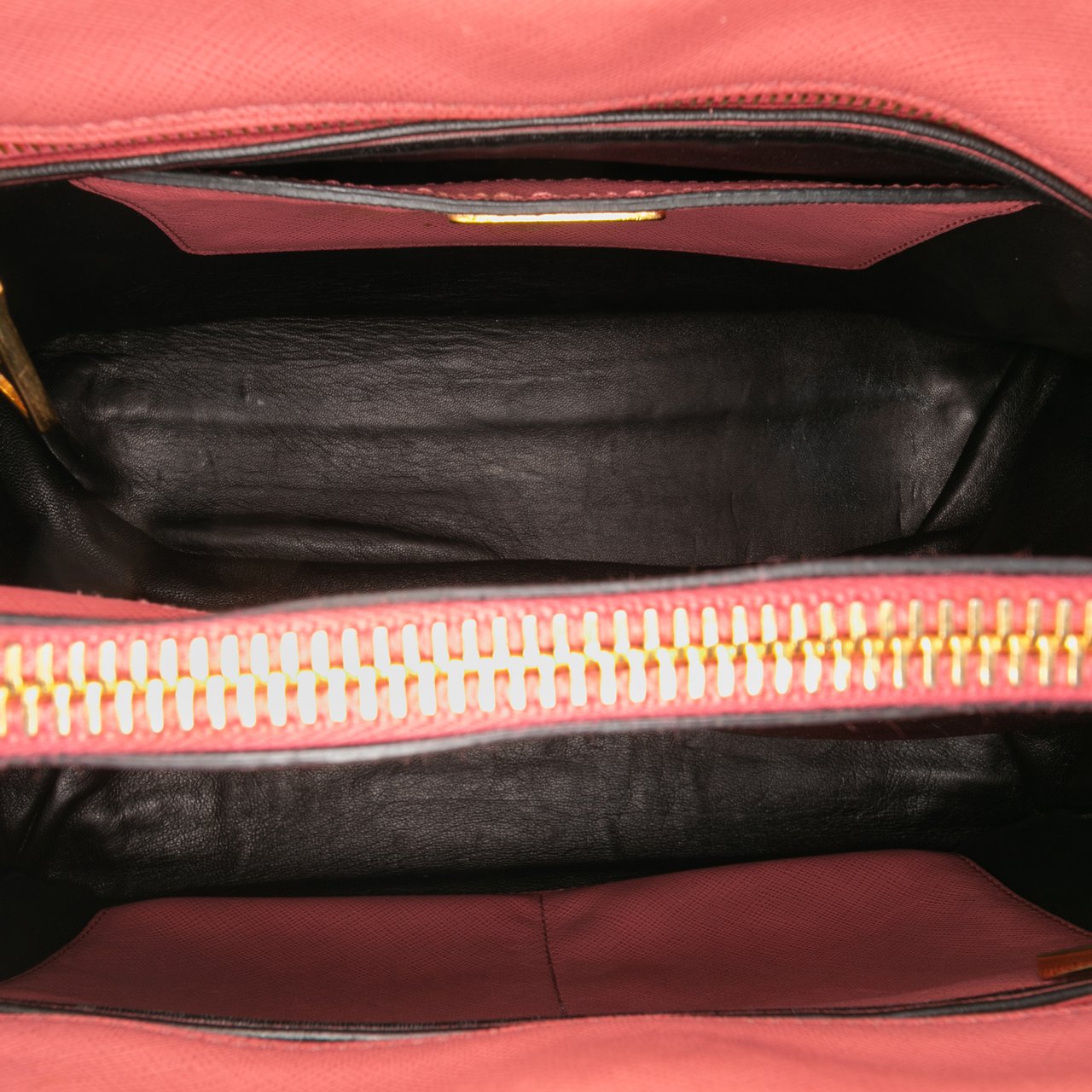 Prada Saffiano Soft Triple Pocket Tote Roze