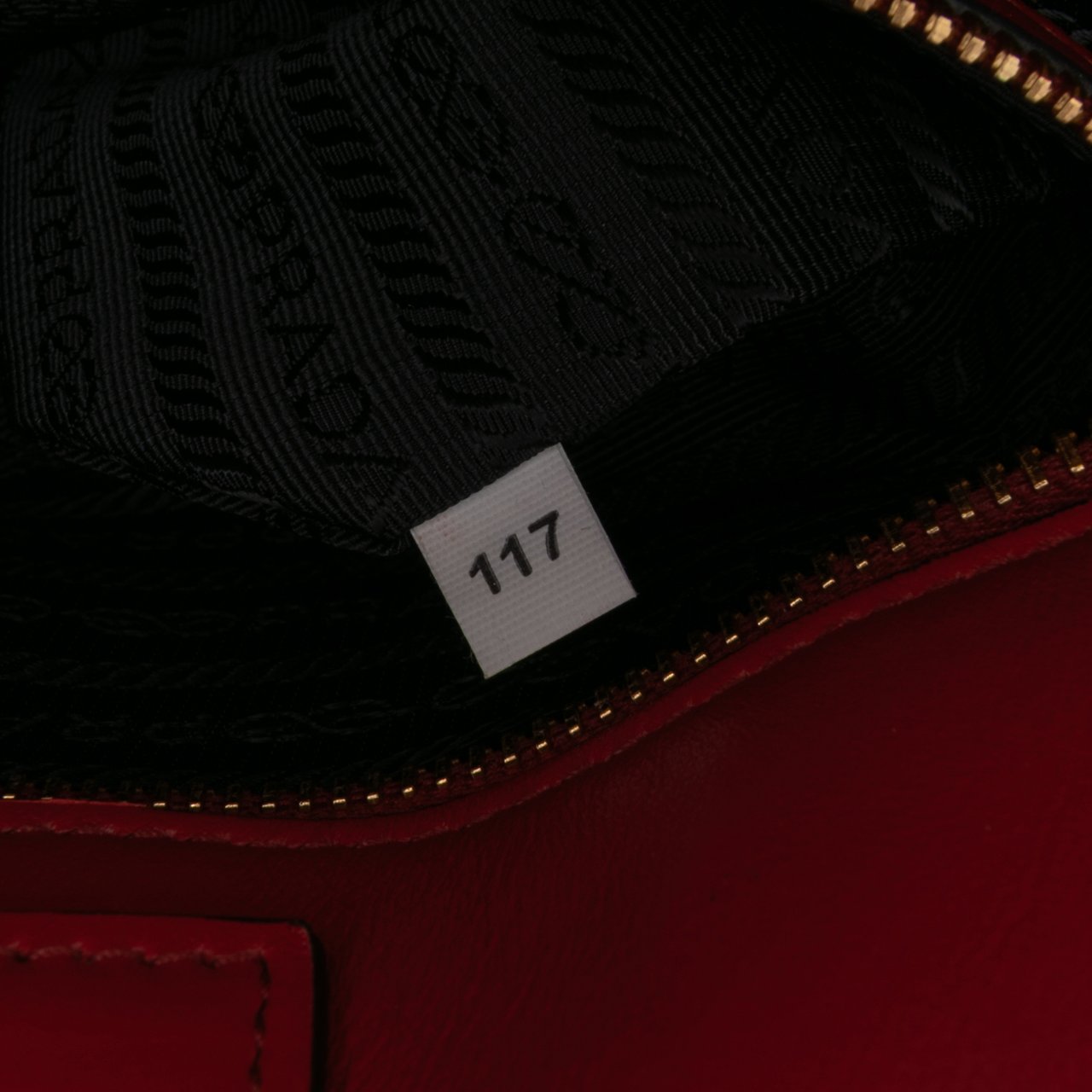 Prada Soft Calf Trimmed Saffiano Lux Open Convertible Tote Rood