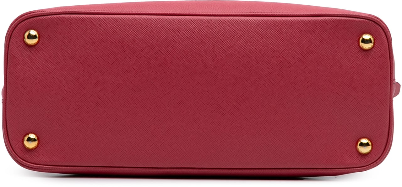 Prada Medium Saffiano Lux Promenade Satchel Roze