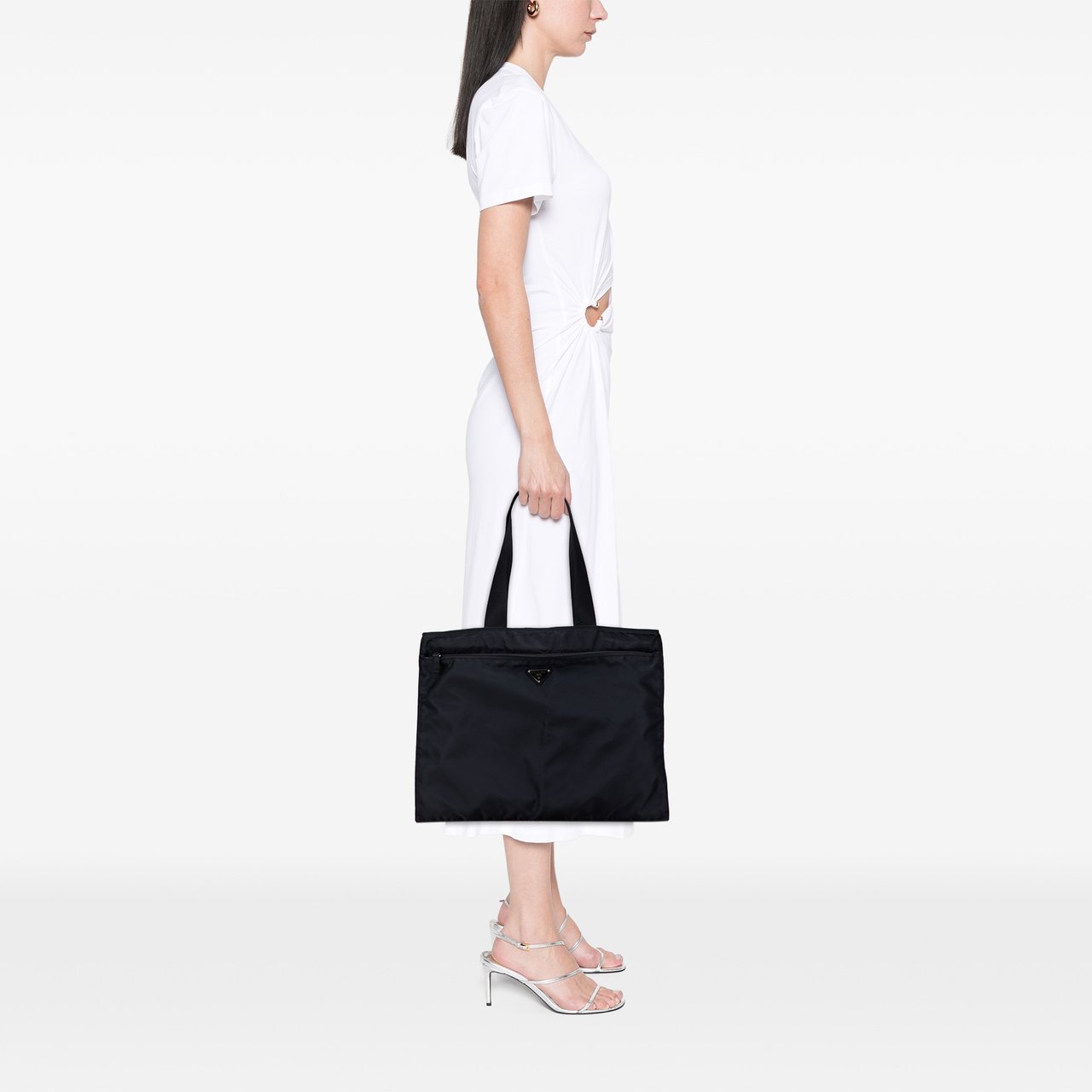 Prada Tessuto Tote Zwart